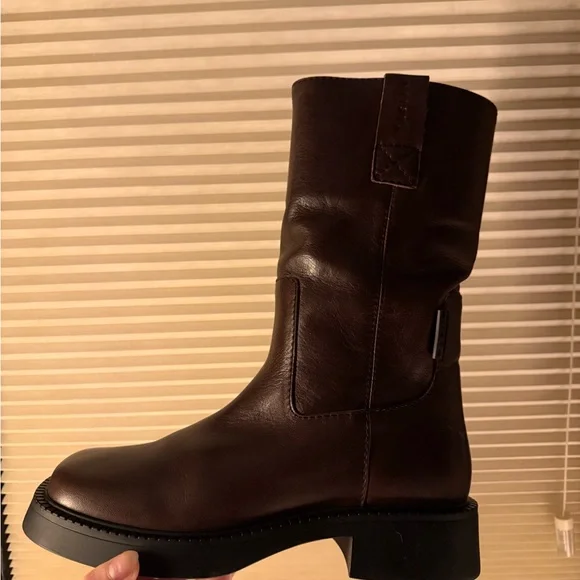 Miista Aron Boot Brown Natural Leather - Picture 5 of 9